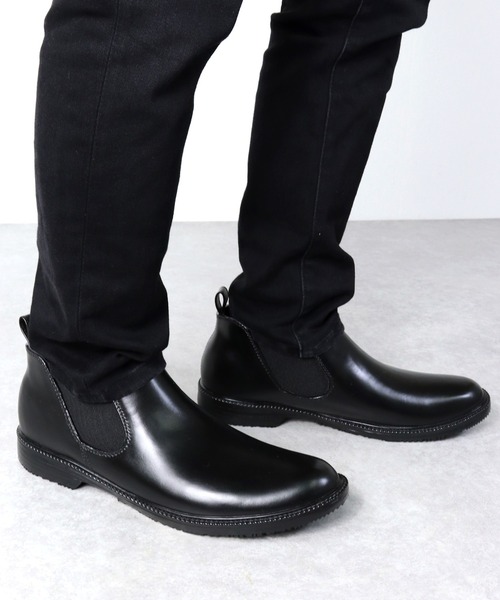 Dedes（デデス）の「Dedes /防水設計 サイドゴアレインブーツ(6324)（レインシューズ・メンズ・ブラック/ダークブラウン・LL/S/M/L）」の5枚目の写真