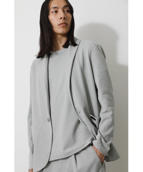 AZUL by moussy(アズールバイマウジー)の「ARCTIC FEEL MOSS STITCH JKT/アークティックフィールモスステッチJKT(その他アウター・メンズ・ライトグレー/ブラック・SMALL/MEDIUM/LARGE)」の12枚目の写真