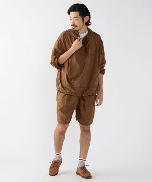 BEAMS PLUS(ビームスプラス)の「BEAMS PLUS / ナイロン リップストップ ミリタリー アスレチック ショーツ(その他パンツ・メンズ・ブラック/パープル/グリーン・SMALL/MEDIUM/LARGE/X-LARGE)」の4枚目の写真