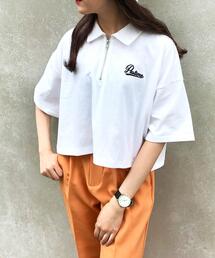 INGNI | ハーフZIP胸刺繍ロゴTシャツ(Tシャツ/カットソー)