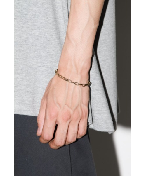 乱痴気（ランチキ）の「Chain bracelet（ブレスレット・メンズ・シルバー/ゴールド・FREE）」の2枚目の写真
