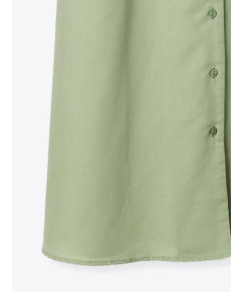 Te chichi（テチチ）の「リネン混フレアスリーブワンピース（ワンピース・レディース・ブラック/ブラウン/グリーン・ﾌﾘ-）」の19枚目の写真