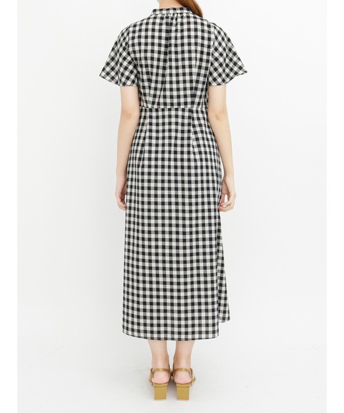 Te chichi（テチチ）の「リネン混フレアスリーブワンピース（ワンピース・レディース・ブラック/ブラウン/グリーン・ﾌﾘ-）」の8枚目の写真