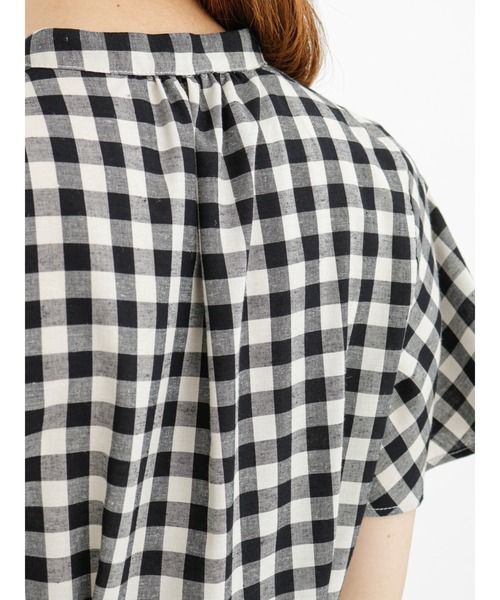 Te chichi（テチチ）の「リネン混フレアスリーブワンピース（ワンピース・レディース・ブラック/ブラウン/グリーン・ﾌﾘ-）」の9枚目の写真