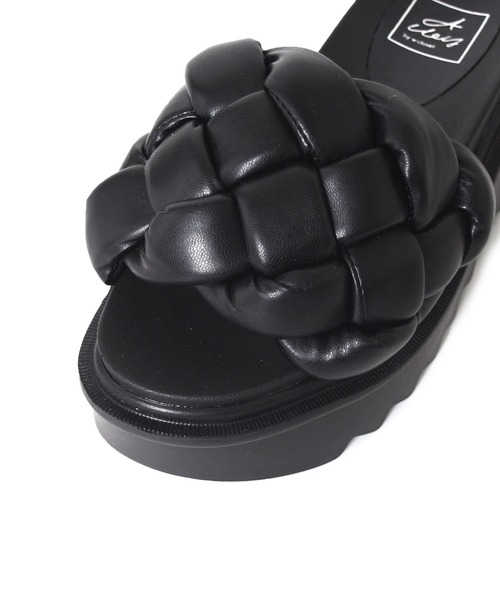 Alley by w closet（アリーバイダブルクローゼット）の「【Alley】厚底ぷっくりサンダル（サンダル・レディース・ブラック/オフホワイト/グリーン系その他・L/M）」の12枚目の写真