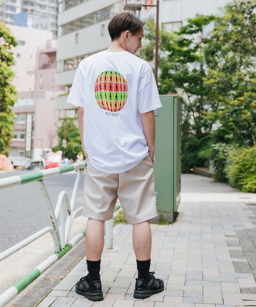STUSSY(ステューシー)の「STUSSY/ステューシー STRATOSPHERE TEE 半袖Tシャツ(Tシャツ/カットソー・メンズ・ブラック/ホワイト/ライトグリーン・S/L/M)」の11枚目の写真