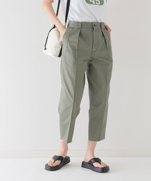JOURNAL STANDARD relume（ジャーナルスタンダード　レリューム）の「ミリタリーツイル（その他パンツ・レディース・ベージュ/オリーブ・38/36）」の2枚目の写真