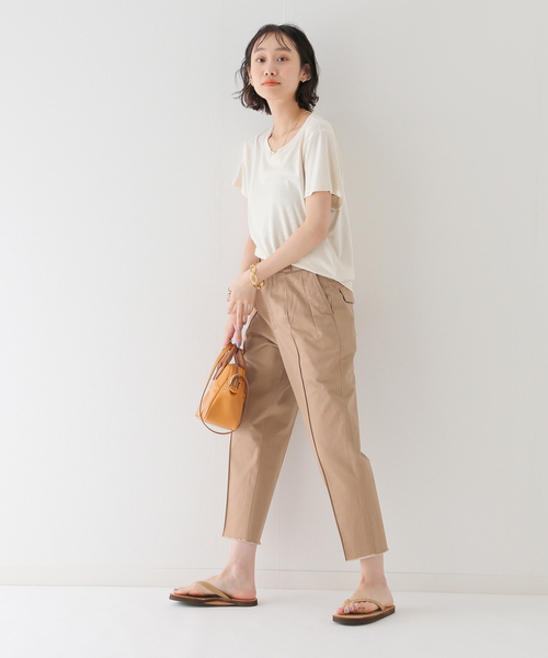 JOURNAL STANDARD relume（ジャーナルスタンダード　レリューム）の「ミリタリーツイル（その他パンツ・レディース・ベージュ/オリーブ・38/36）」の22枚目の写真