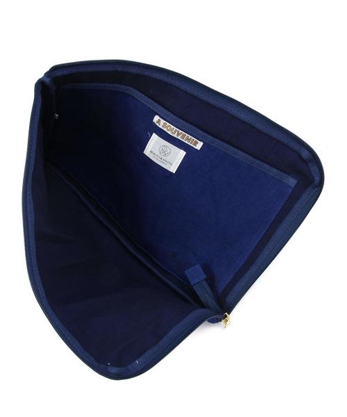 BEAUTY&YOUTH UNITED ARROWS（ビューティーアンドユースユナイテッドアローズ）の「BY スーベニア ドキュメントバッグ/インディゴ（クラッチバッグ・メンズ・ネイビー・フリー）」の5枚目の写真