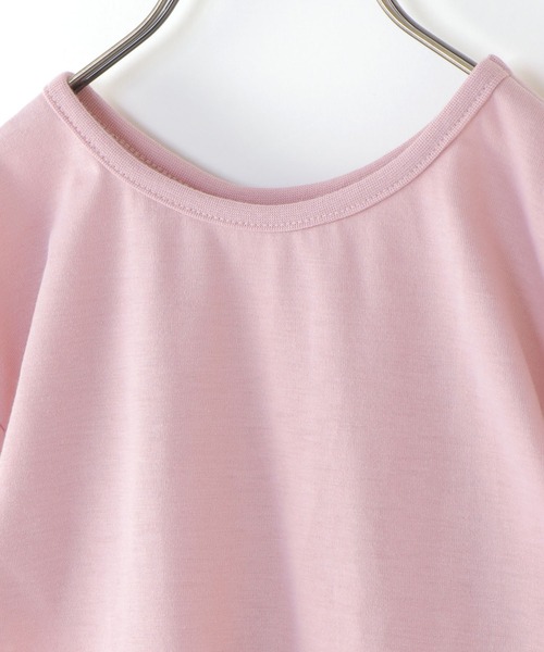 ikka（イッカ）の「【キッズ】前後2WAYシアーフリルTシャツ（100~160cm）（Tシャツ/カットソー・キッズ・ネイビー/オフホワイト/ピンク・100/110/120/130/140/150/160）」の7枚目の写真