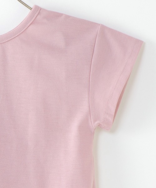 ikka（イッカ）の「【キッズ】前後2WAYシアーフリルTシャツ（100~160cm）（Tシャツ/カットソー・キッズ・ネイビー/オフホワイト/ピンク・100/110/120/130/140/150/160）」の5枚目の写真