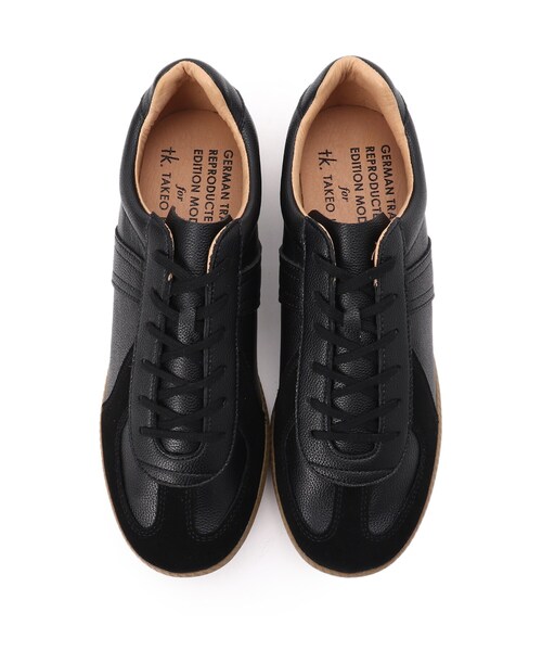 GERMAN TRAINER（ジャーマントレーナー）の「◆GERMAN TRAINER 別注レザースニーカー（スニーカー・メンズ・ホワイト/ブラック・50/70/60）」の3枚目の写真