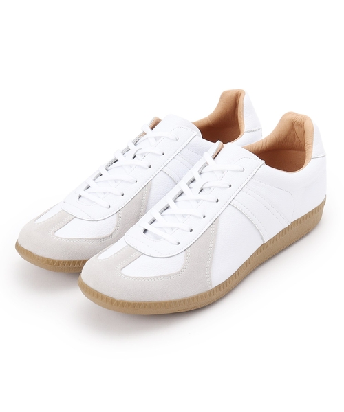 GERMAN TRAINER（ジャーマントレーナー）の「◆GERMAN TRAINER 別注レザースニーカー（スニーカー・メンズ・ホワイト/ブラック・50/70/60）」の11枚目の写真