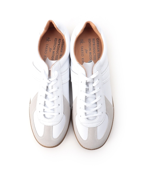 GERMAN TRAINER（ジャーマントレーナー）の「◆GERMAN TRAINER 別注レザースニーカー（スニーカー・メンズ・ホワイト/ブラック・50/70/60）」の14枚目の写真