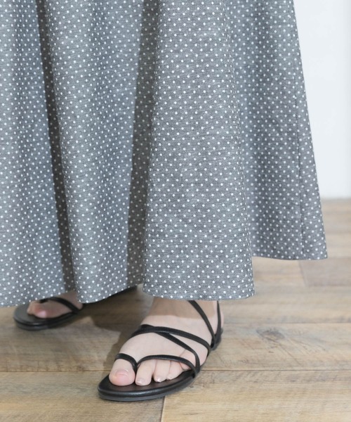 F by ROSSO（エフバイロッソ）の「F by ROSSO　シャンブレードットマーメイドスカート（スカート・レディース・ベージュ/ブラック・36/38）」の3枚目の写真