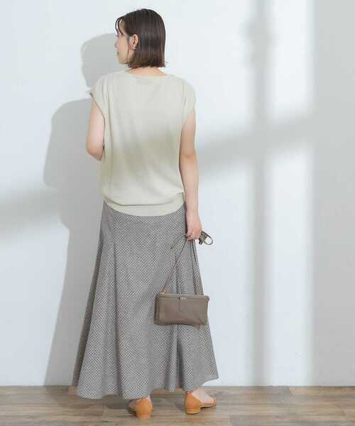 F by ROSSO（エフバイロッソ）の「F by ROSSO　シャンブレードットマーメイドスカート（スカート・レディース・ベージュ/ブラック・36/38）」の13枚目の写真