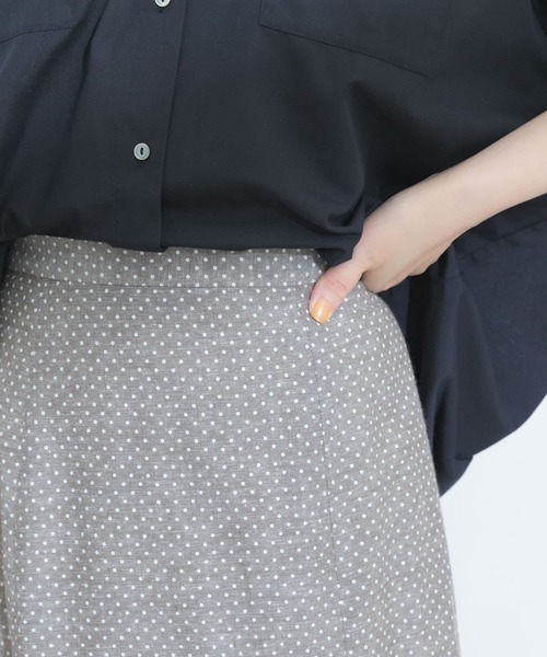 F by ROSSO（エフバイロッソ）の「F by ROSSO　シャンブレードットマーメイドスカート（スカート・レディース・ベージュ/ブラック・36/38）」の15枚目の写真