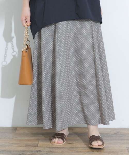 F by ROSSO（エフバイロッソ）の「F by ROSSO　シャンブレードットマーメイドスカート（スカート・レディース・ベージュ/ブラック・36/38）」の16枚目の写真