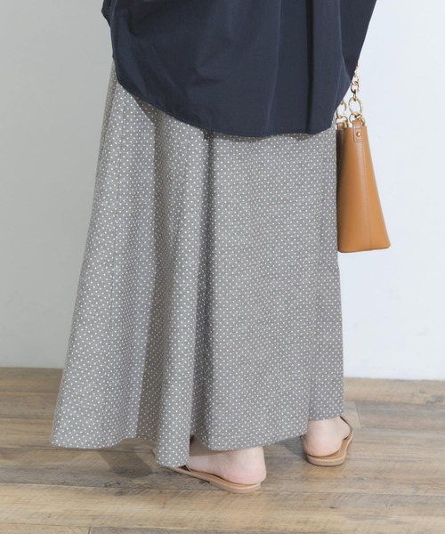 F by ROSSO（エフバイロッソ）の「F by ROSSO　シャンブレードットマーメイドスカート（スカート・レディース・ベージュ/ブラック・36/38）」の18枚目の写真