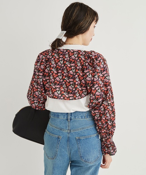 I am I in fact...（アイアムアイインファクト）の「●little dinosaur frill bolero（カーディガン/ボレロ・レディース・パープル/レッド・FREE）」の6枚目の写真