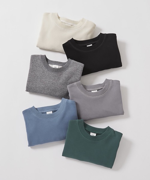 devirock（デビロック）の「無地 スウェットトレーナー（スウェット・キッズ・ライトカーキ/ピンクベージュ/ブルーグレー/ブラック/パープル系その他2/レッド系その他/グレー/パープル系その他/ヘザーチャコール/ダークグリーン/ブラウン系その他/アイボリー/パープル系5/オレンジ系5・120cm/90cm/130cm/140cm/160cm/150cm/110cm/80ｃｍ/100cm）」の16枚目の写真