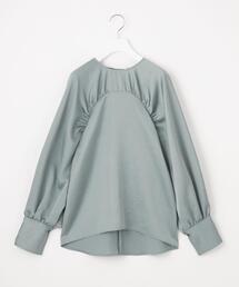 EMMEL REFINES | ＜EMMEL REFINES（エメル リファインズ）＞EM ラウンドギャザー ブラウス(シャツ/ブラウス)