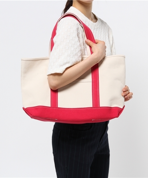 CIAOPANIC（チャオパニック）の「【Ciaopanic】バイカラーBIGトート（トートバッグ・レディース・レッド/ネイビー・FREE）」の11枚目の写真