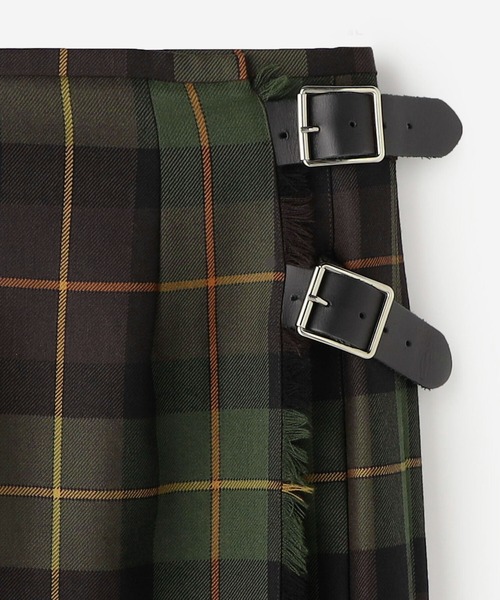 O'NEIL of DUBLIN（オニールオブダブリン）の「O'NEIL OF DUBLIN | ウーステッドウール ロングキルトスカート WOMEN（スカート・レディース・J/イエロー系その他/グリーン系その他/G/H/ブルー系その他6/M・10/8）」の15枚目の写真