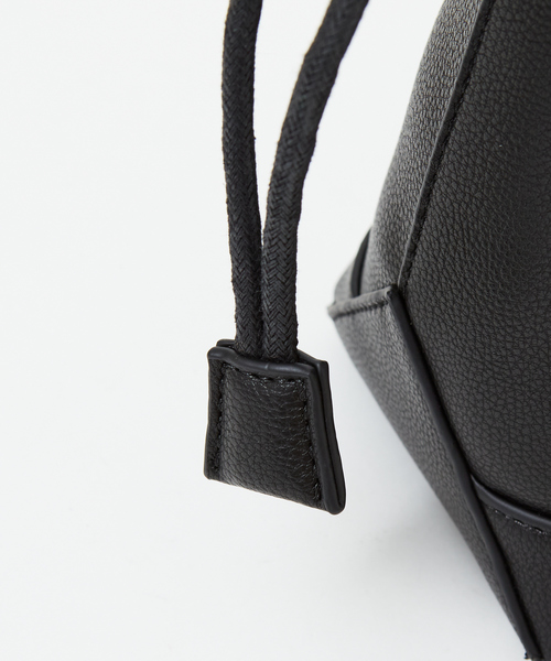 LOWELL things(ロウェル シングス)の「●ドット巾着付2WAYミニトートBAG(トートバッグ・レディース・ブラック/ベージュ/パープル・フリー)」の9枚目の写真