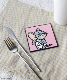 Tom＆Jerry | 【公式】TOM and JERRY　ピクセル ラバーコースター(グラス/マグカップ/タンブラー)
