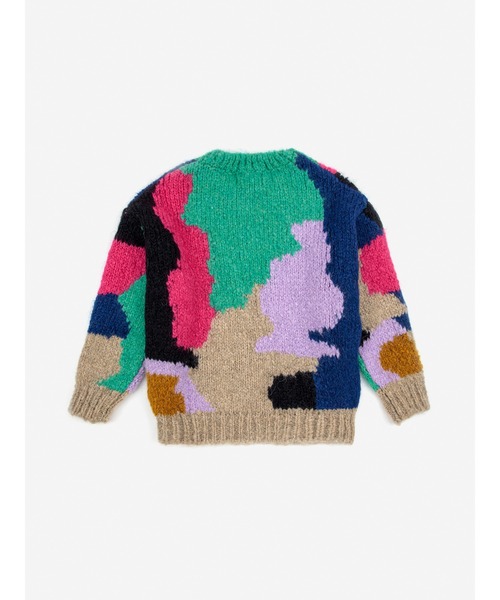 BOBO CHOSES（ボボショーズ）の「Color Stains intarsia jumper（ニット/セーター・キッズ・マルチ・6-7YEAR/8YEAR/4-5YEAR）」の7枚目の写真
