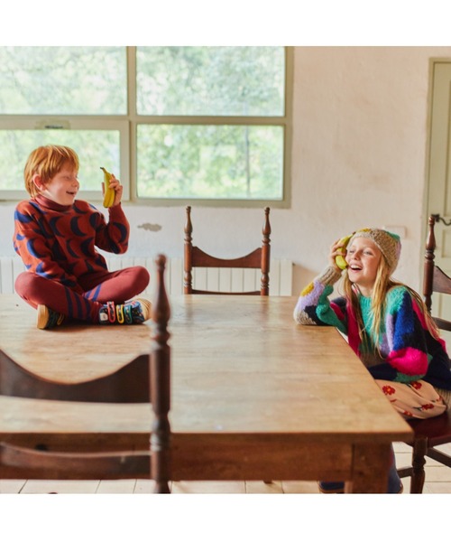 BOBO CHOSES（ボボショーズ）の「Color Stains intarsia jumper（ニット/セーター・キッズ・マルチ・6-7YEAR/8YEAR/4-5YEAR）」の9枚目の写真