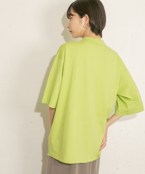 KBF（ケイビーエフ）の「ルーズシルエットニットシャツ（ニット/セーター・レディース・ネイビー/オレンジ/グリーン系その他・ONE）」の16枚目の写真