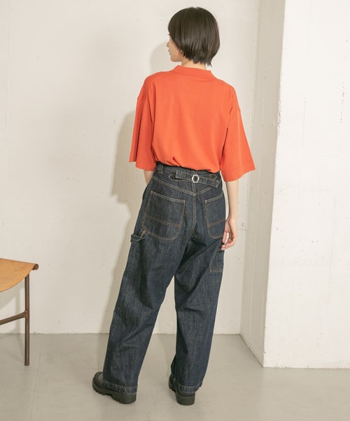 KBF（ケイビーエフ）の「ルーズシルエットニットシャツ（ニット/セーター・レディース・ネイビー/オレンジ/グリーン系その他・ONE）」の22枚目の写真