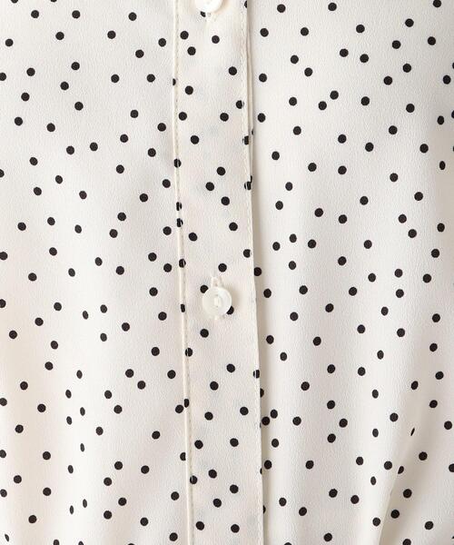 index（インデックス）の「◆ドットアソート チョウタイブラウス【WEB限定カラー・サイズ】（シャツ/ブラウス・レディース・ホワイト系3/グリーン/ネイビー/ホワイト系9・38/42/40/36）」の18枚目の写真