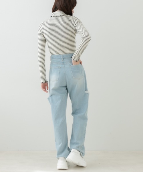 OLIVE des OLIVE（オリーブデオリーブ）の「着まわしリブタートルニット（ニット/セーター・レディース・ブラック/ブラウン/オフホワイト/ホワイト系その他・FREE）」の22枚目の写真