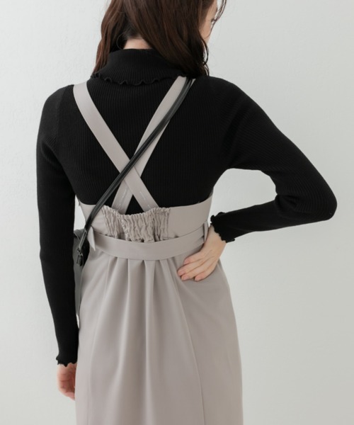 OLIVE des OLIVE（オリーブデオリーブ）の「着まわしリブタートルニット（ニット/セーター・レディース・ブラック/ブラウン/オフホワイト/ホワイト系その他・FREE）」の18枚目の写真