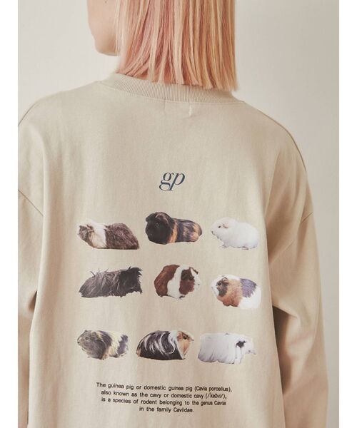 merry jenny（メリージェニー）の「molmotto long Tee（Tシャツ/カットソー・レディース・オフホワイト/ベージュ・FREE）」の19枚目の写真