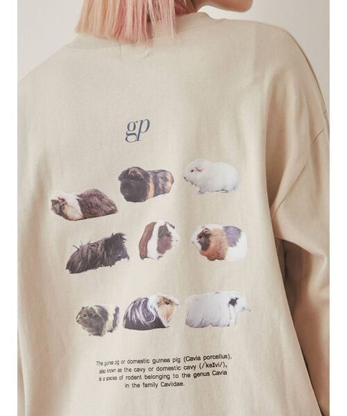 merry jenny（メリージェニー）の「molmotto long Tee（Tシャツ/カットソー・レディース・オフホワイト/ベージュ・FREE）」の20枚目の写真