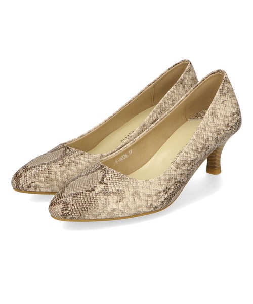 ORiental TRaffic（オリエンタルトラフィック）の「ミドルヒールパンプス / R-4008（パンプス・レディース・ブラック/ブラウン/グレー/ゴールド/ブラック系その他/ブラック系その他3/ベージュ・40/38/39/41/42/35/36/37/34/43/33）」の18枚目の写真