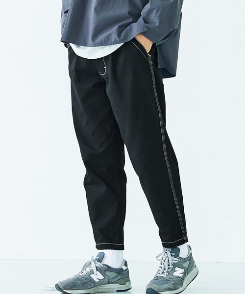 coca（coca）（コカ）の「メンズペインターチノパンツ（チノパンツ・メンズ・カーキ/ブラック・M/L/XL）」の2枚目の写真