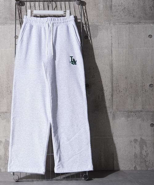 STAY GOLD（ステイゴールド）の「【STAYGOLD】 LAロゴ刺繍 スウェットパンツ【セットアップ可能】/ LA Logo Embroidered Sweatpants（スウェットパンツ・メンズ・ホワイト/ブラウン/グリーン/グレー/ブルー/ブラック/ホワイト系/ボルドー/ネイビー・FREE/M/L）」の19枚目の写真
