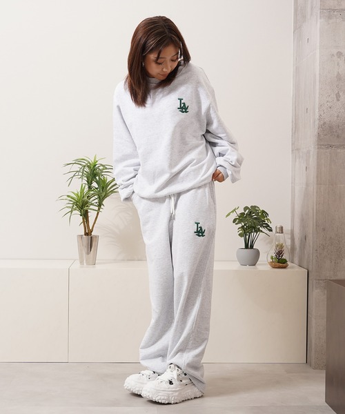 セール】【STAYGOLD】 LAロゴ刺繍 スウェットパンツ【セットアップ可能