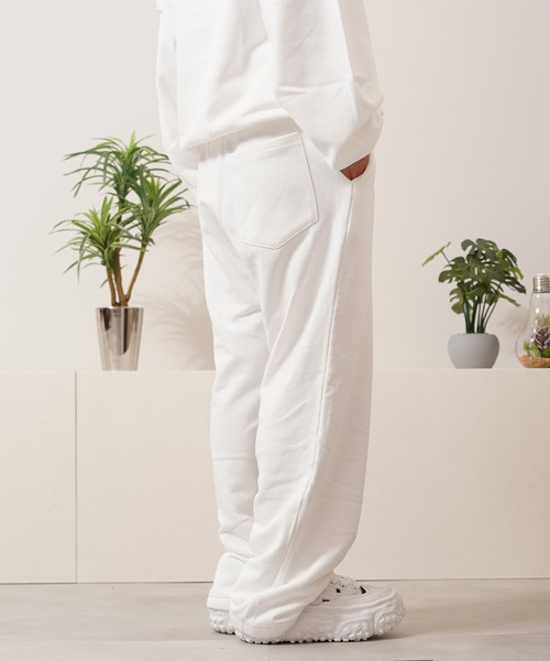 STAY GOLD（ステイゴールド）の「【STAYGOLD】 LAロゴ刺繍 スウェットパンツ【セットアップ可能】/ LA Logo Embroidered Sweatpants（スウェットパンツ・メンズ・ホワイト/ブラウン/グリーン/グレー/ブルー/ブラック/ホワイト系/ボルドー/ネイビー・FREE/M/L）」の14枚目の写真