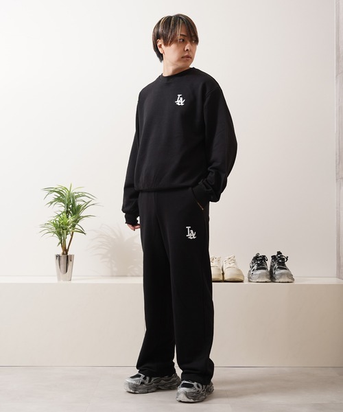 STAYGOLD】 LAロゴ刺繍 スウェットパンツ【セットアップ可能】/ LA