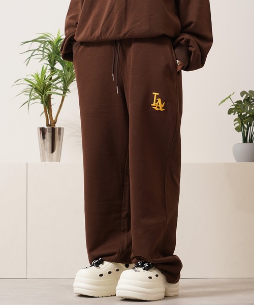 STAYGOLD】 LAロゴ刺繍 スウェットパンツ【セットアップ可能】/ LA