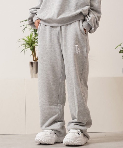 STAYGOLD】 LAロゴ刺繍 スウェットパンツ【セットアップ可能】/ LA
