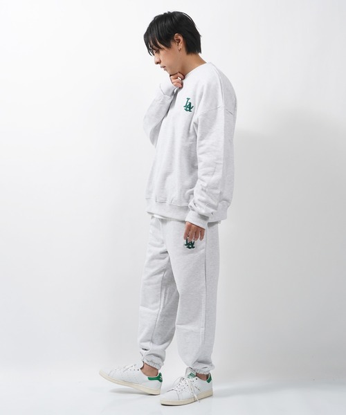 STAYGOLD LAロゴ刺繍 スウェットパンツ【セットアップ可能