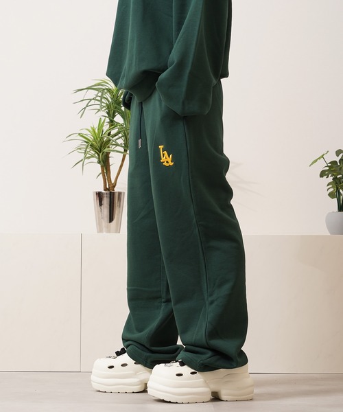 STAYGOLD】 LAロゴ刺繍 スウェットパンツ【セットアップ可能】/ LA