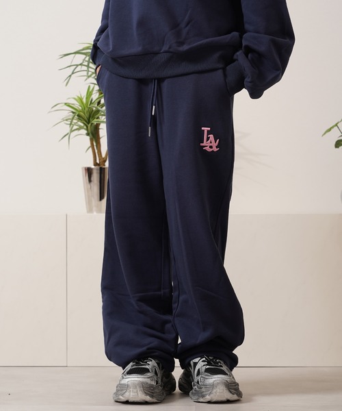 セール】【STAYGOLD】 LAロゴ刺繍 スウェットパンツ【セットアップ可能